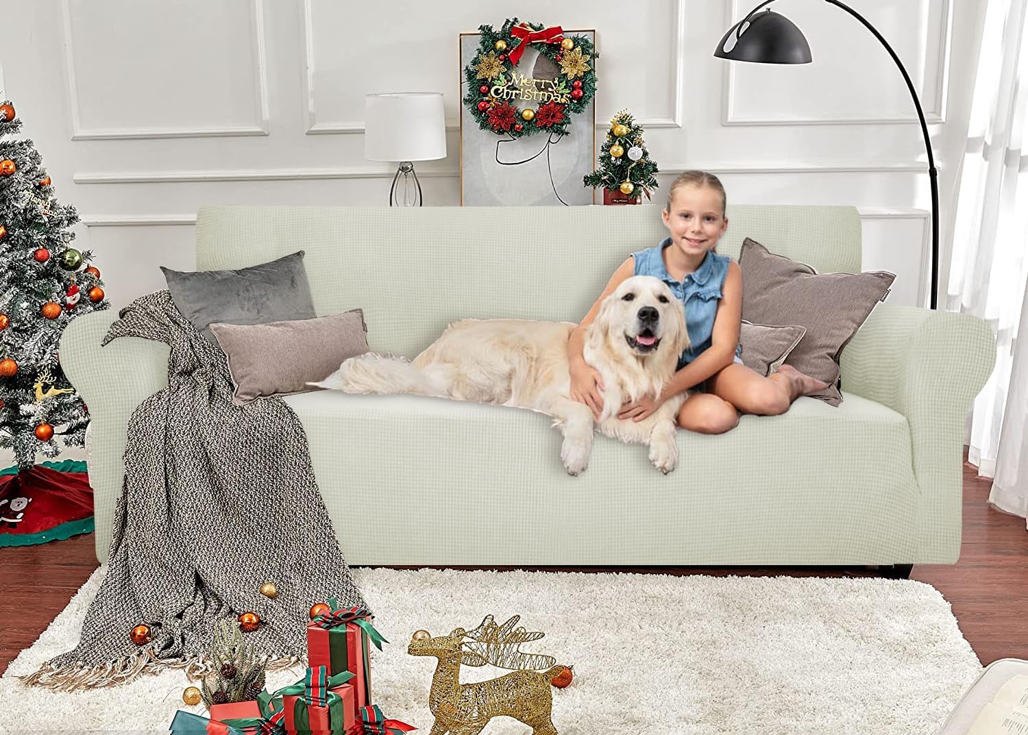 Detalle 2 de Ystyle Funda Sofa 3 Plazas Ajustable