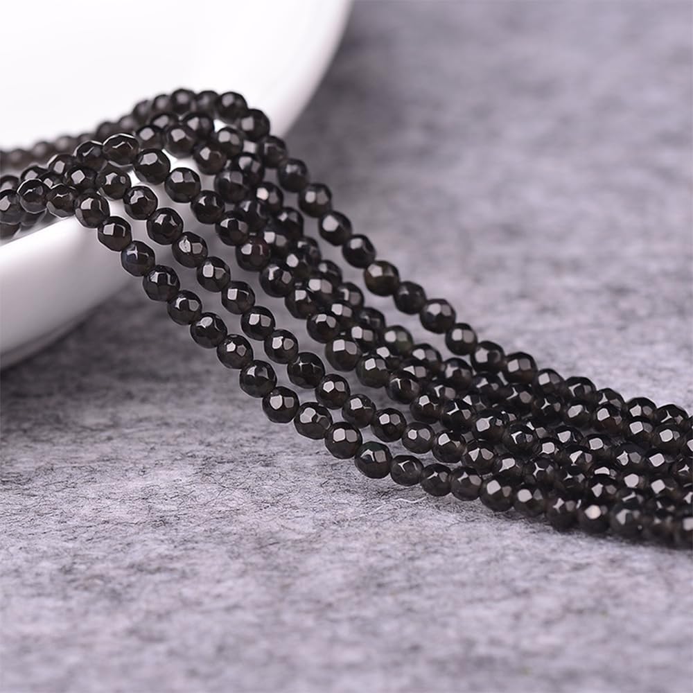 Detalle de Apocalyptic-K Damen-Armband mit natürlichen Edelsteinen – 925er Sterlingsilber, 4/6 mm, handgewebt