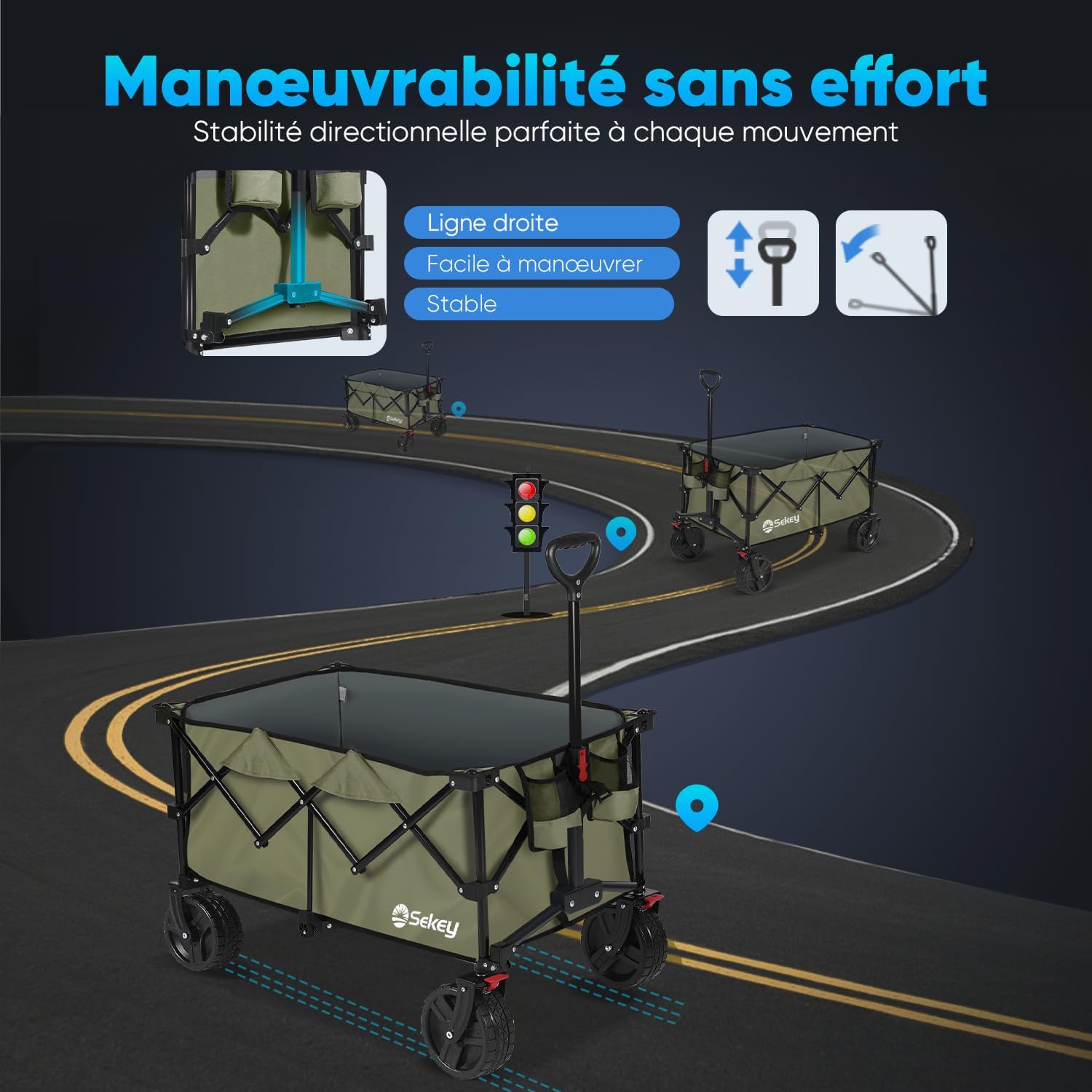 Thumbnail 3 de Sekey XXL Plus Chariot Jardin 200L