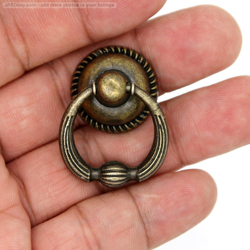 Thumbnail 6 de LXZ Antique Brass Ring Pulls, Zinc Alloy
