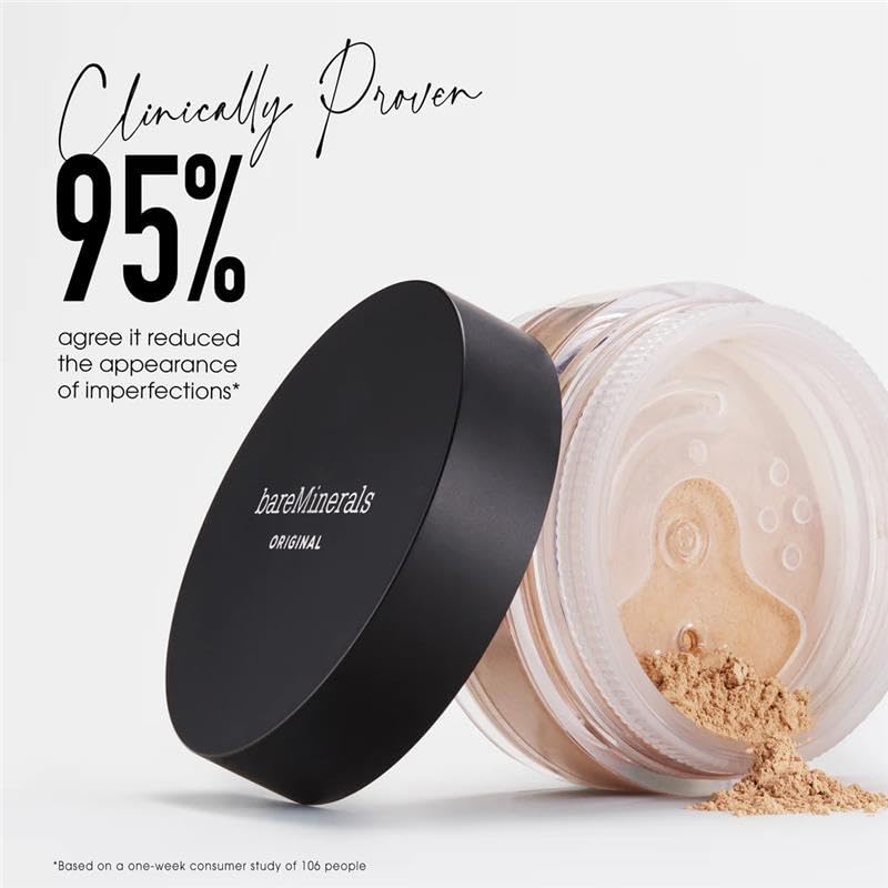 Detalle de bareMinerals Deluxe Original Loose Mineral Foundation SPF 15 — Holiday Size 💄
