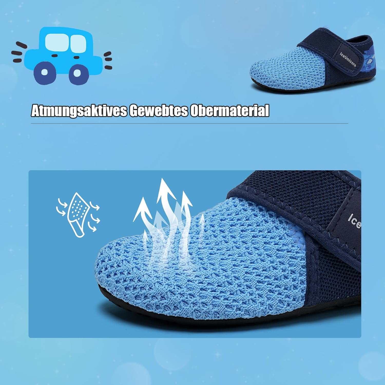 Thumbnail 2 de IceUnicorn Hausschuhe Kinder – Atmungsaktive, rutschfeste Kleinkind-Slippers
