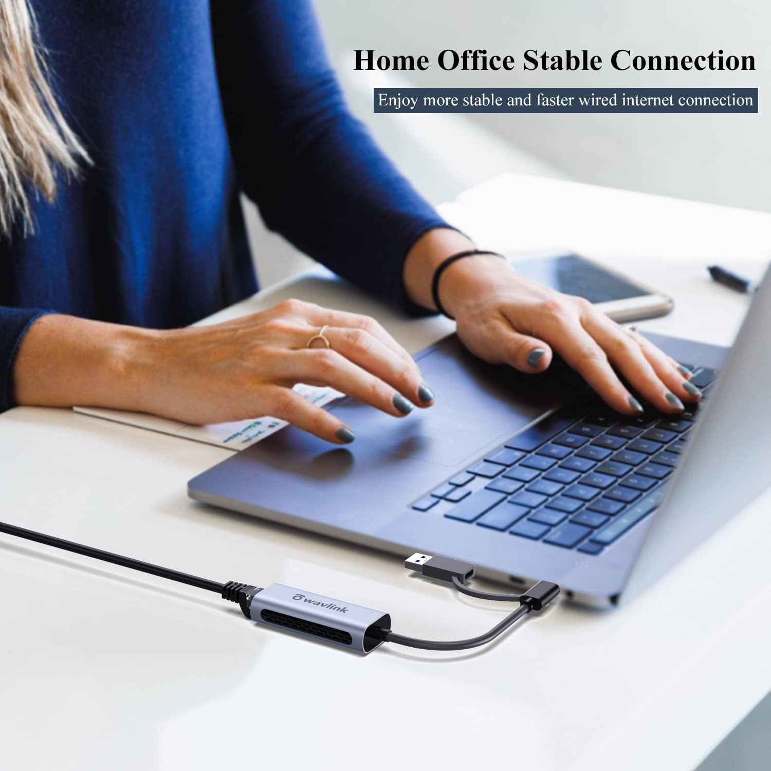 Thumbnail 4 de WAVLINK Adaptateur USB vers Ethernet 2,5G (2500Mbps) USB-C vers RJ45