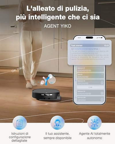 Thumbnail 8 de ECOVACS T90 PRO OMNI robot aspirapolvere e lavapavimenti, 30.000 Pa
