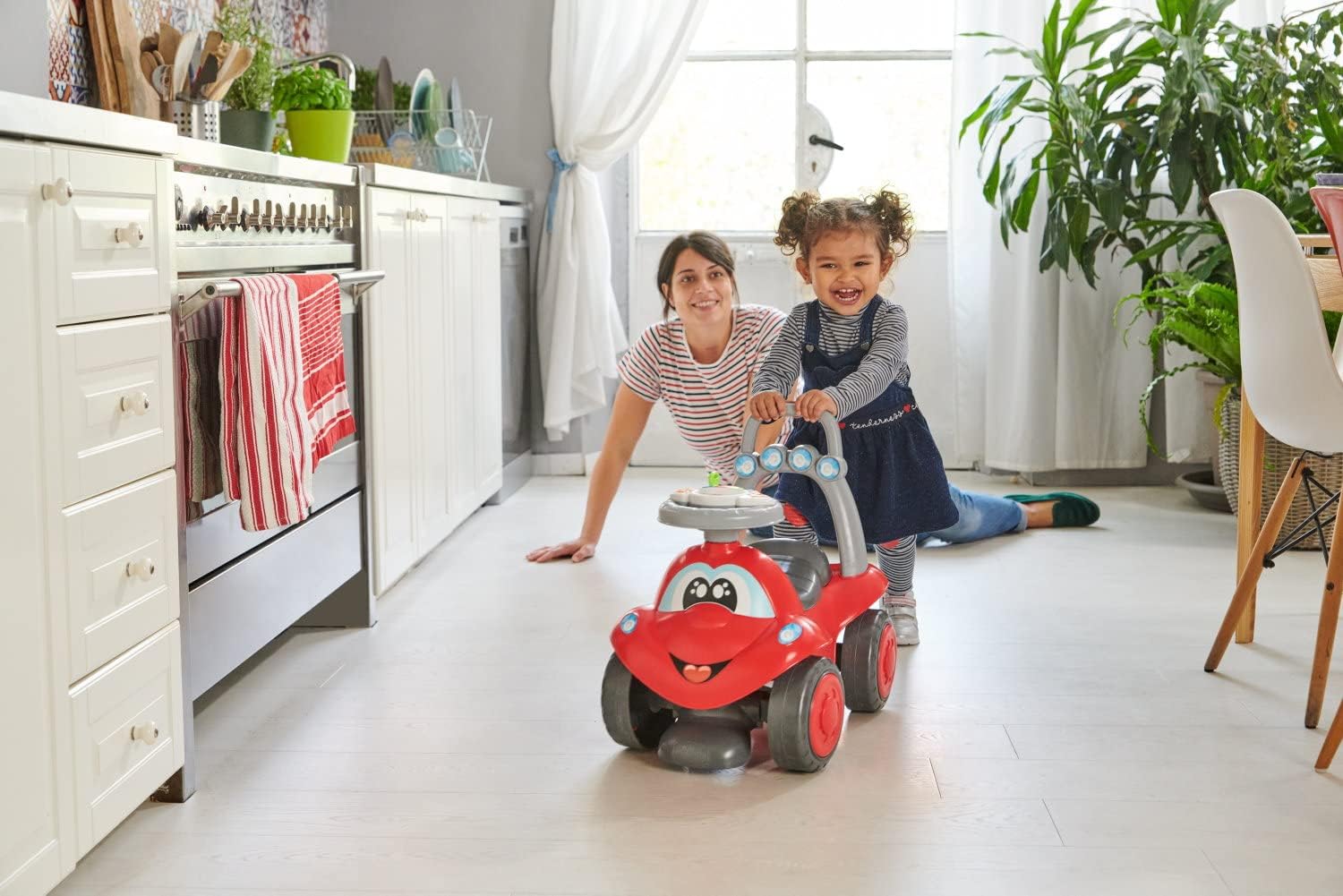 Thumbnail 1 de Chicco Billy Walk&Ride Eco+ 2-in-1: girello e cavalcabile evolutivo in plastica riciclata (Rosso)