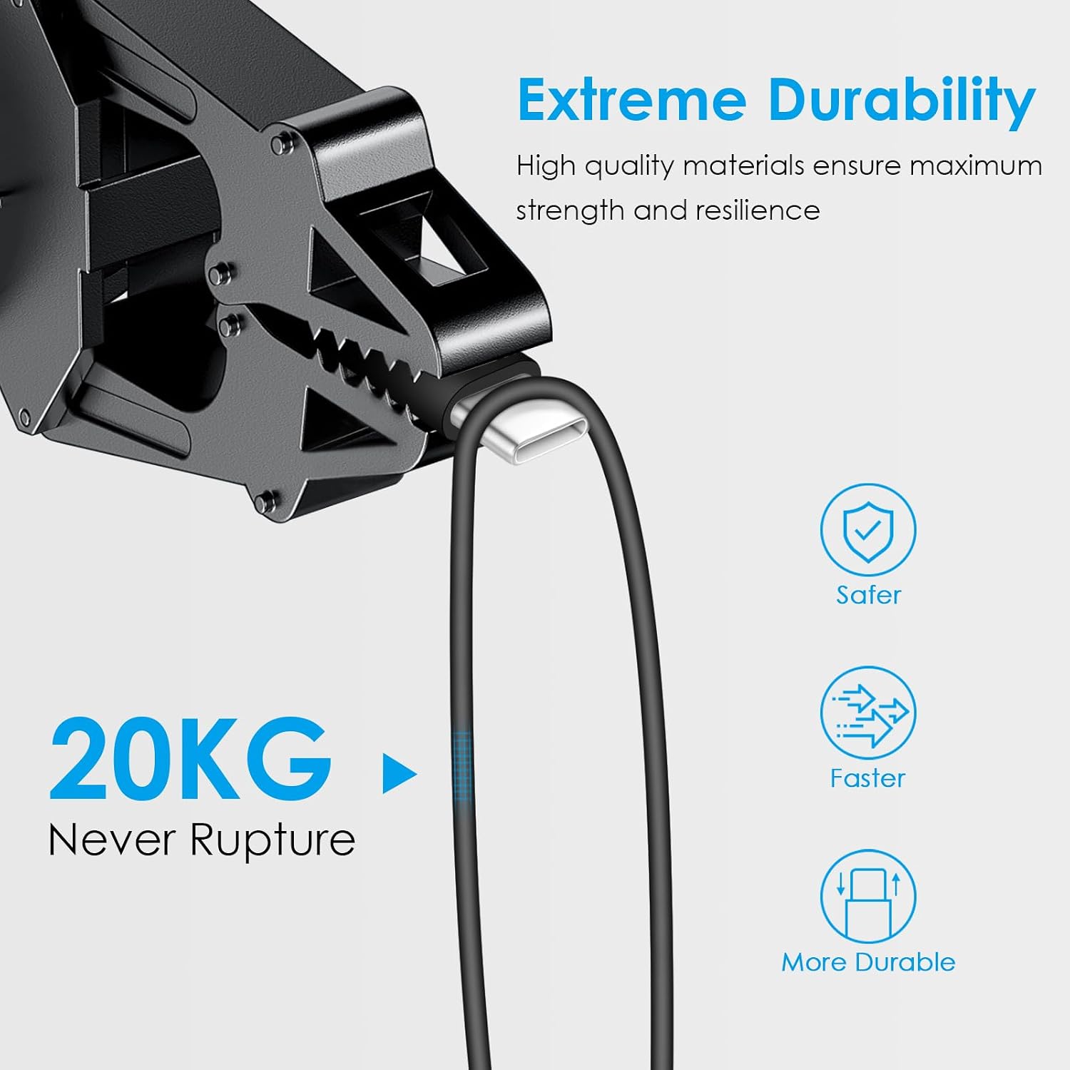 Detalle 2 de CXX EP-TA800 25W USB-C Charger 2-Pack with 6-Foot C-to-C Cables