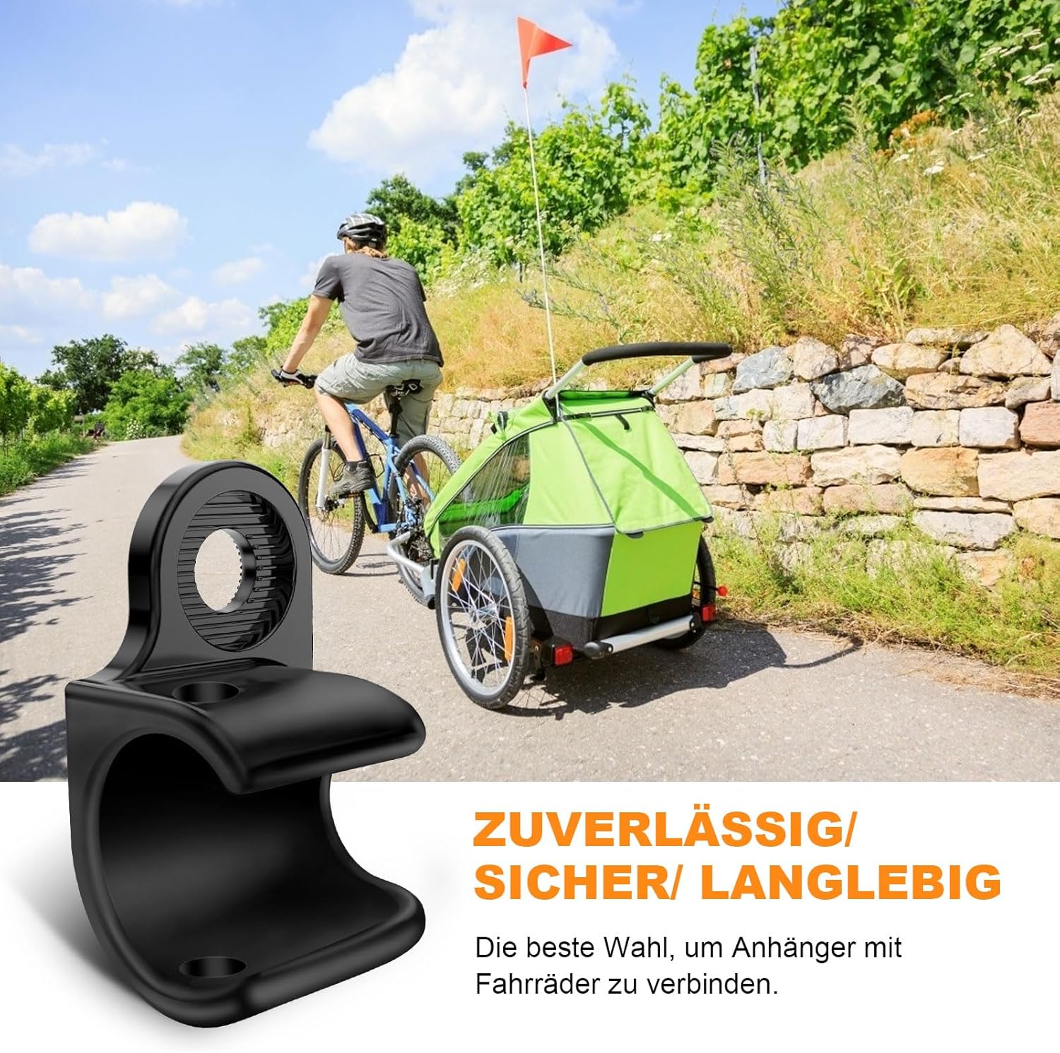 Thumbnail 5 de NICEDACK Fahrradanhänger Kupplung für Thule Chariot – einfache Montage, zuverlässige Verbindung