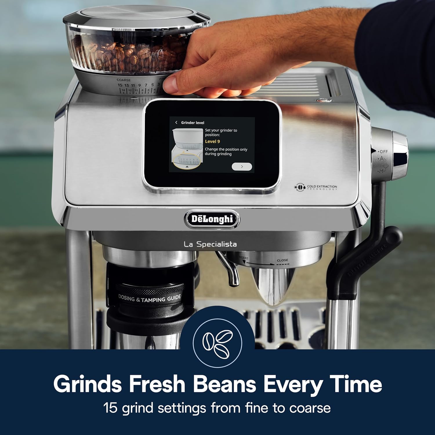 Detalle 1 de De'Longhi espresso machine, La Specialista Touch