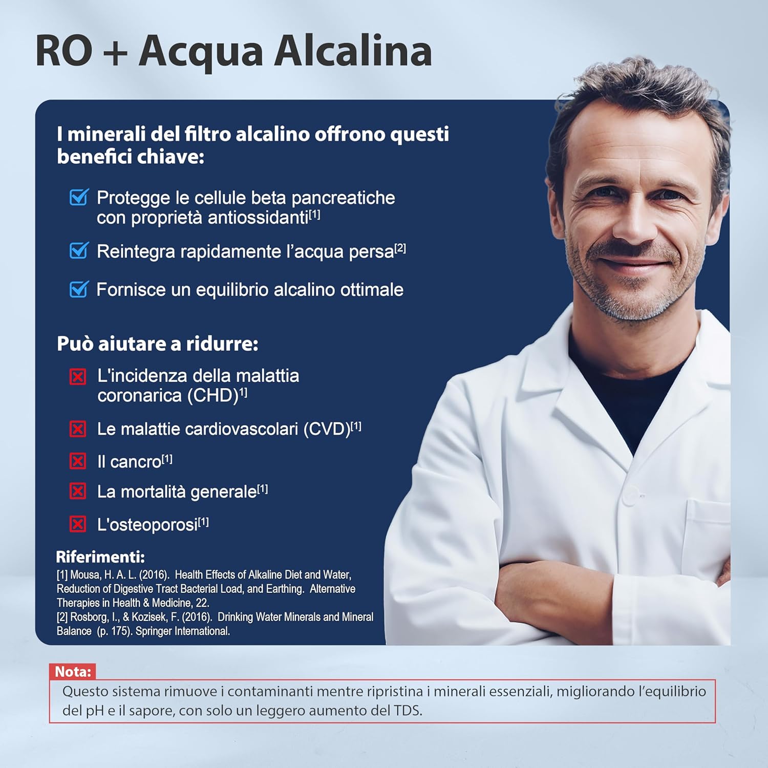 Detalle de iSpring RCC7AK Depuratore Osmosi Inversa 75GPD