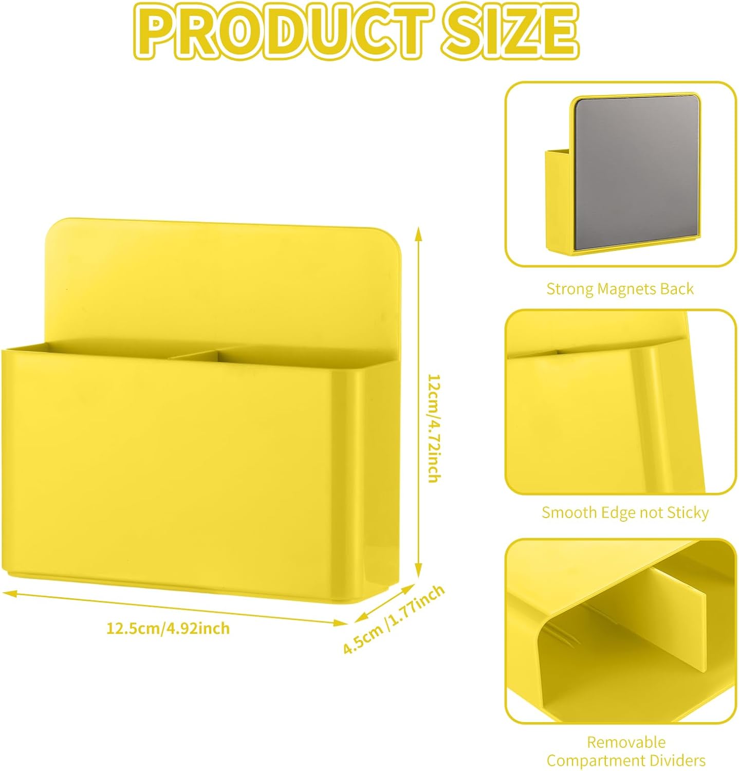 Detalle 2 de Camelmother Camelmother324 Magnetic Marker Holders, 2-Pack, Adjustable Dividers