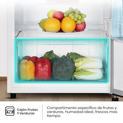 Thumbnail 11 de Hisense MTM55205E frigorífico de dos puertas con cajón de frutas y verduras, LED y 40 dBA