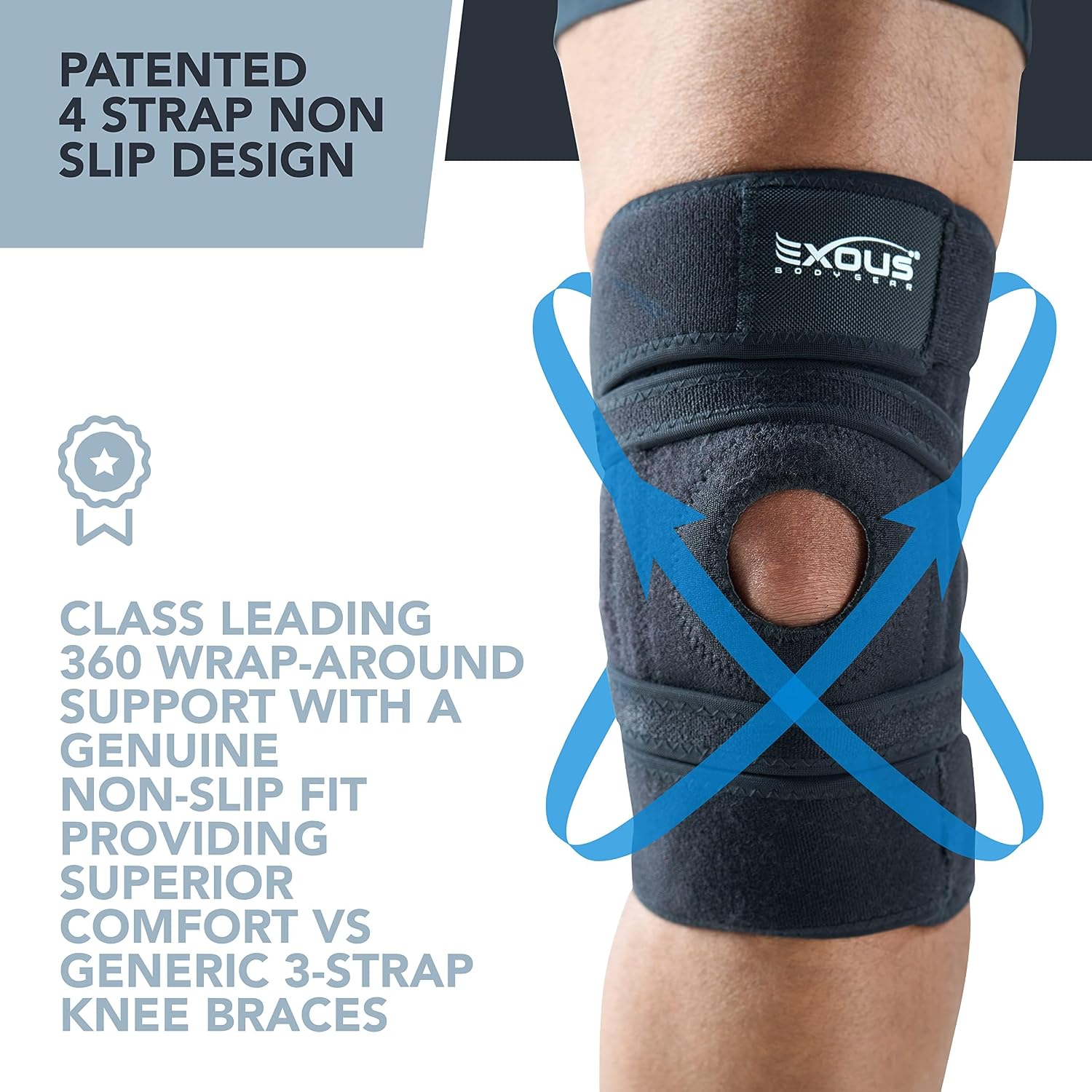 Thumbnail 6 de Knee Support Brace 4‑Way Adjustable