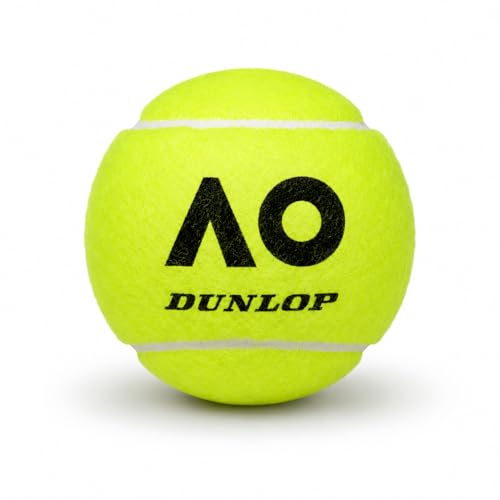 Detalle de Dunlop D Tb Australian Open 4Pet Palline da tennis Yellow – Unisex, One Size