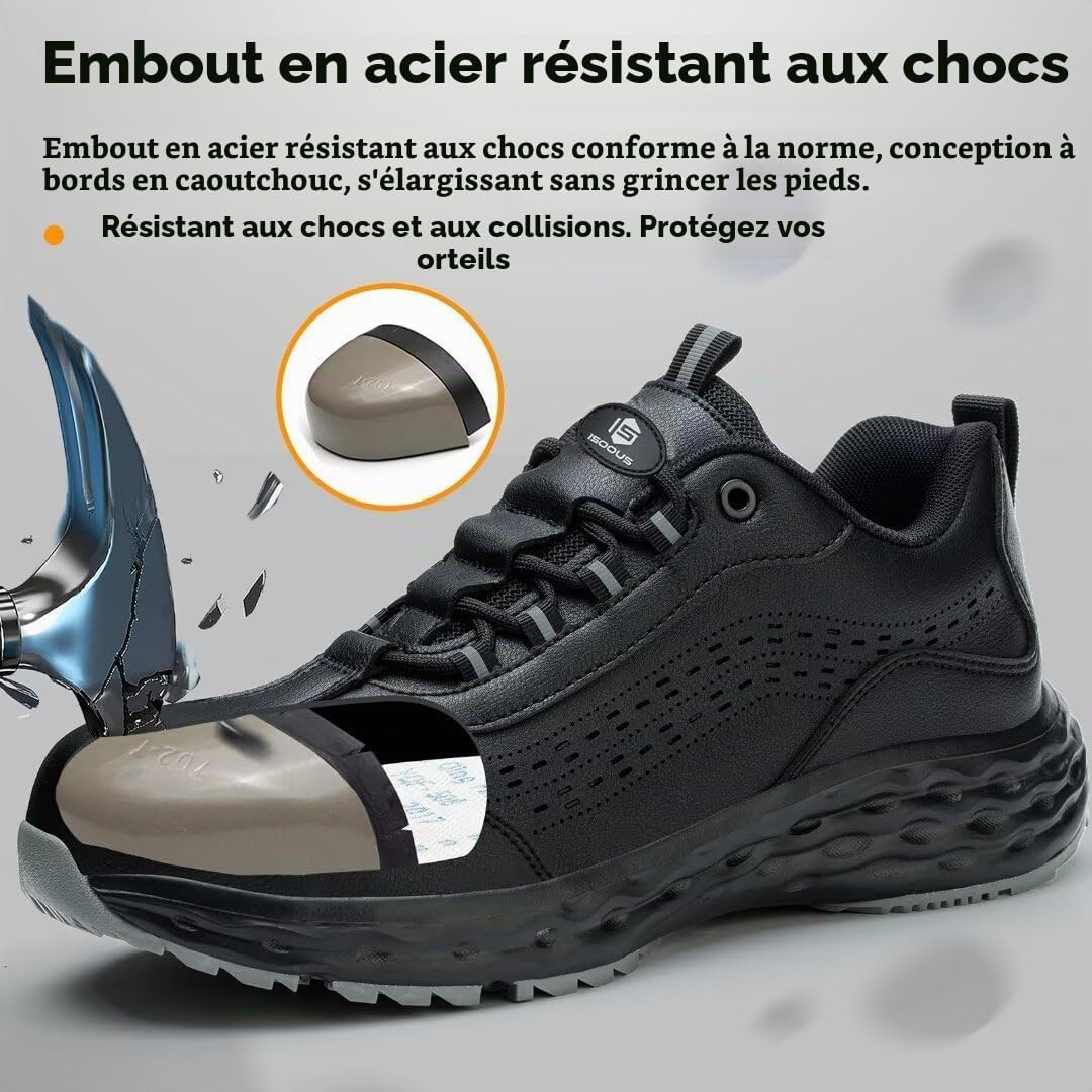 Detalle de Antislip-veiligheidsschoenen voor heren en dames, licht en ademend