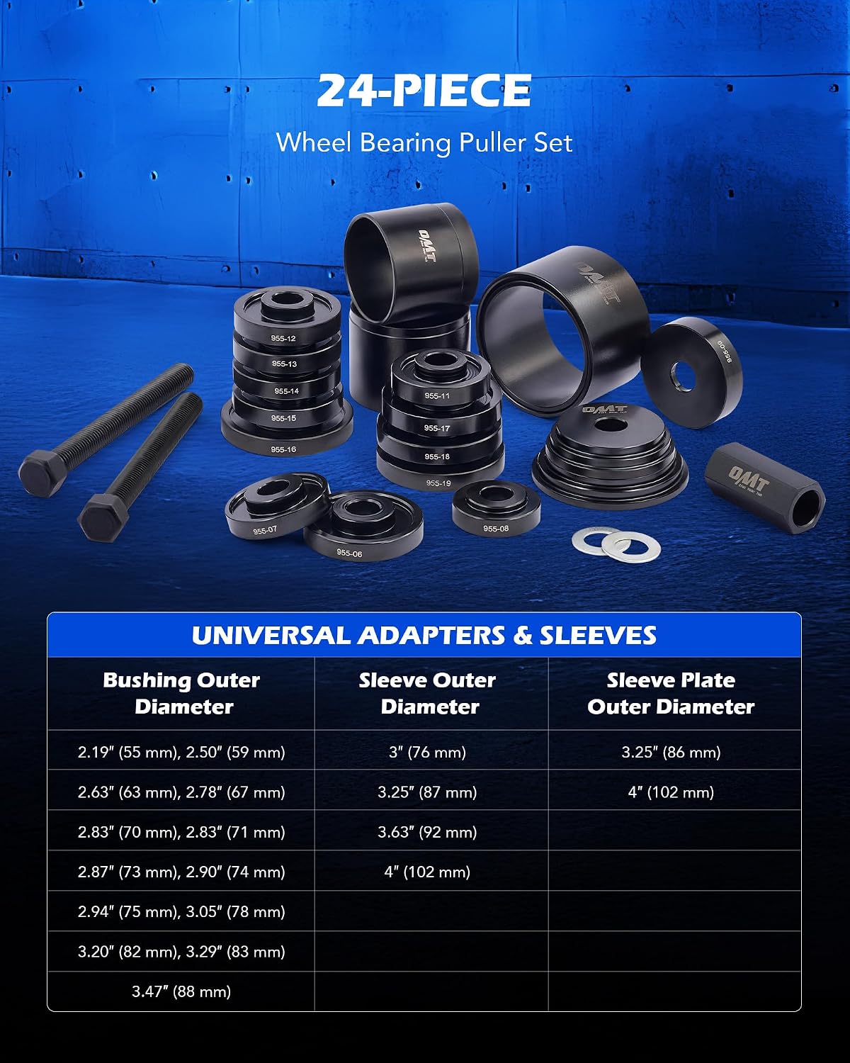 Detalle de Wheel Bearing Press Kit 24pc