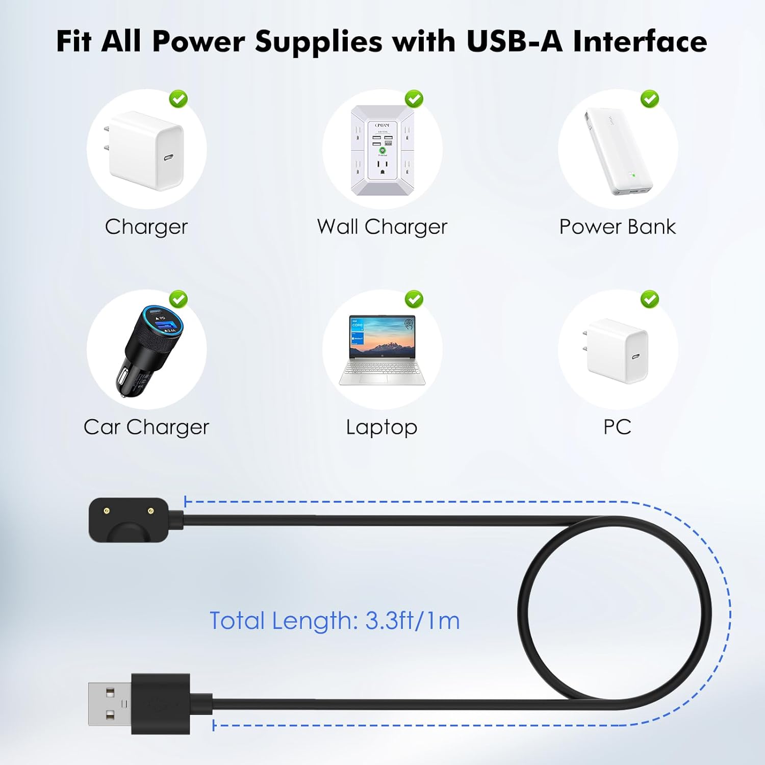 Thumbnail 5 de MoKo 2 Pack Charger for Galaxy Fit 3