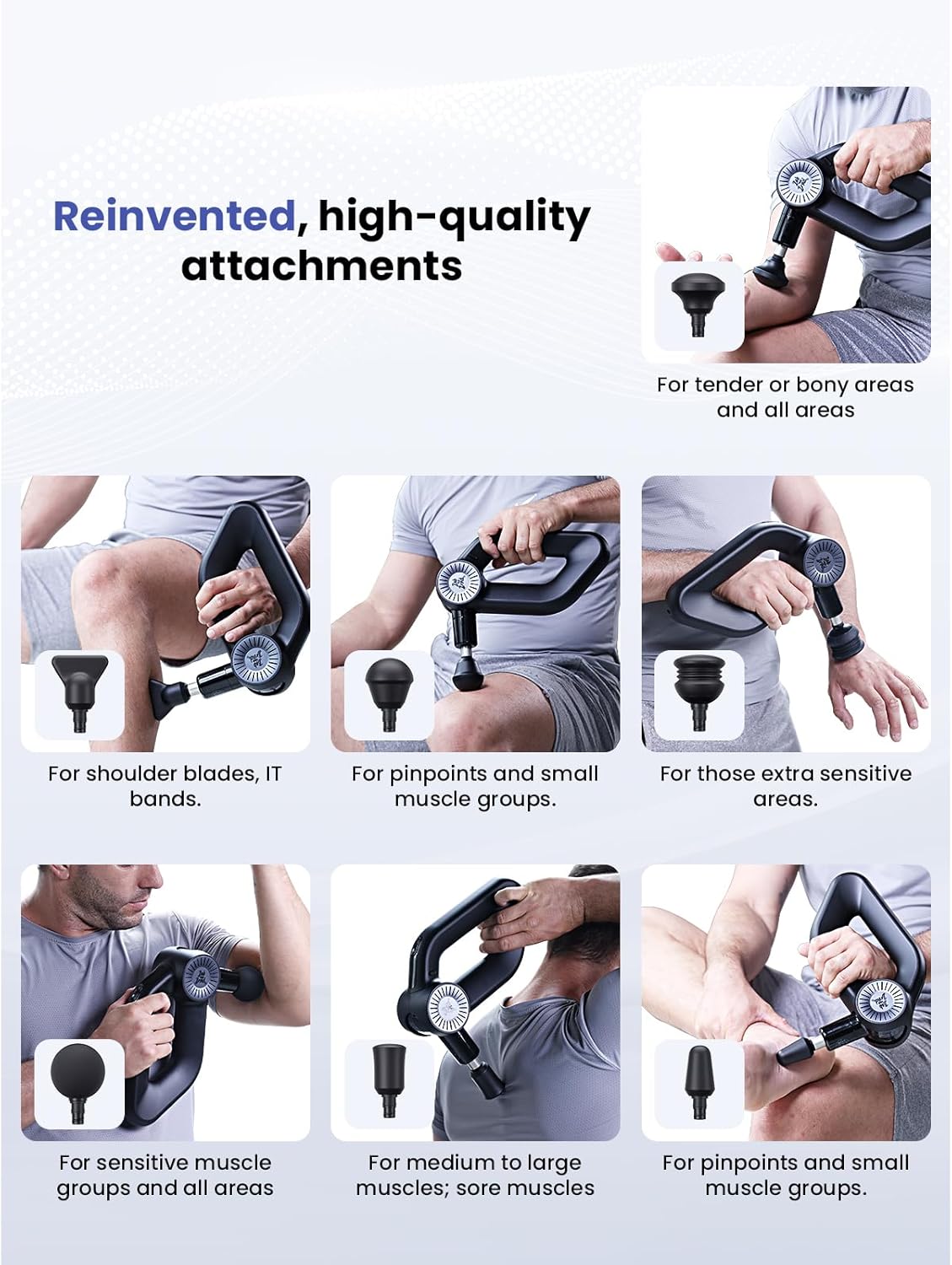 Thumbnail 5 de Bob and Brad D6 Pro 16mm Deep Tissue Massage Gun