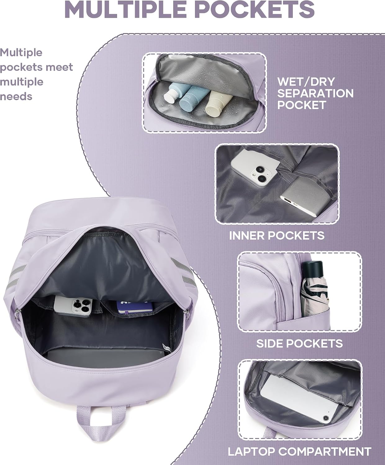 Thumbnail 5 de Mochila de gimnasio para mujer 1,2 lb