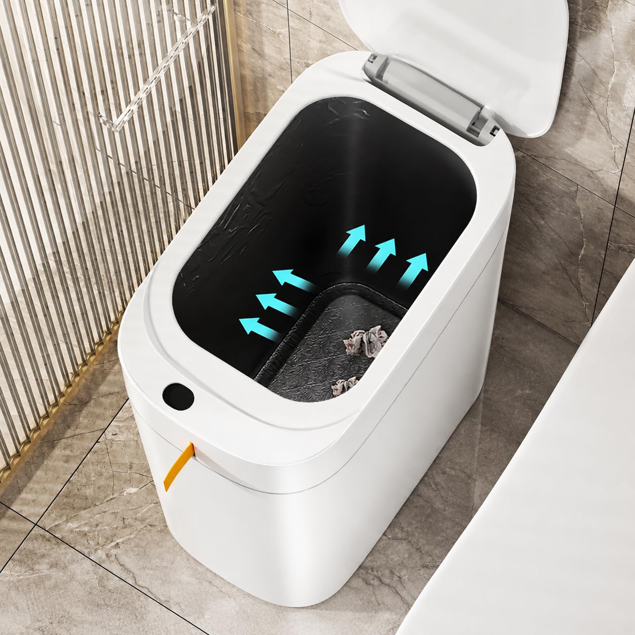 Detalle de MOPALL Motion-Sensor Trash Can, 3.5 Gallons