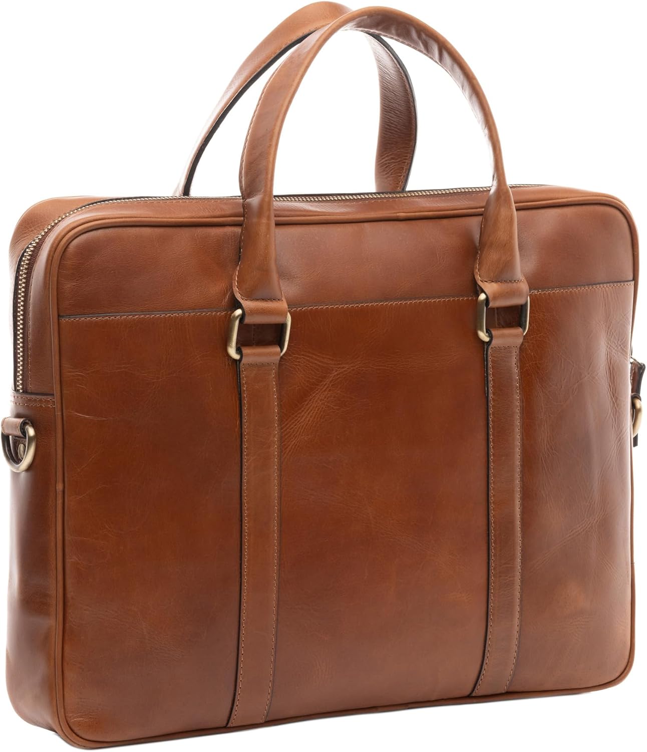 Thumbnail 3 de SID & VAIN Sac Ordinateur Portable en Cuir Véritable 15 Pouces Brady – Sacoche Professionnelle et Élégante