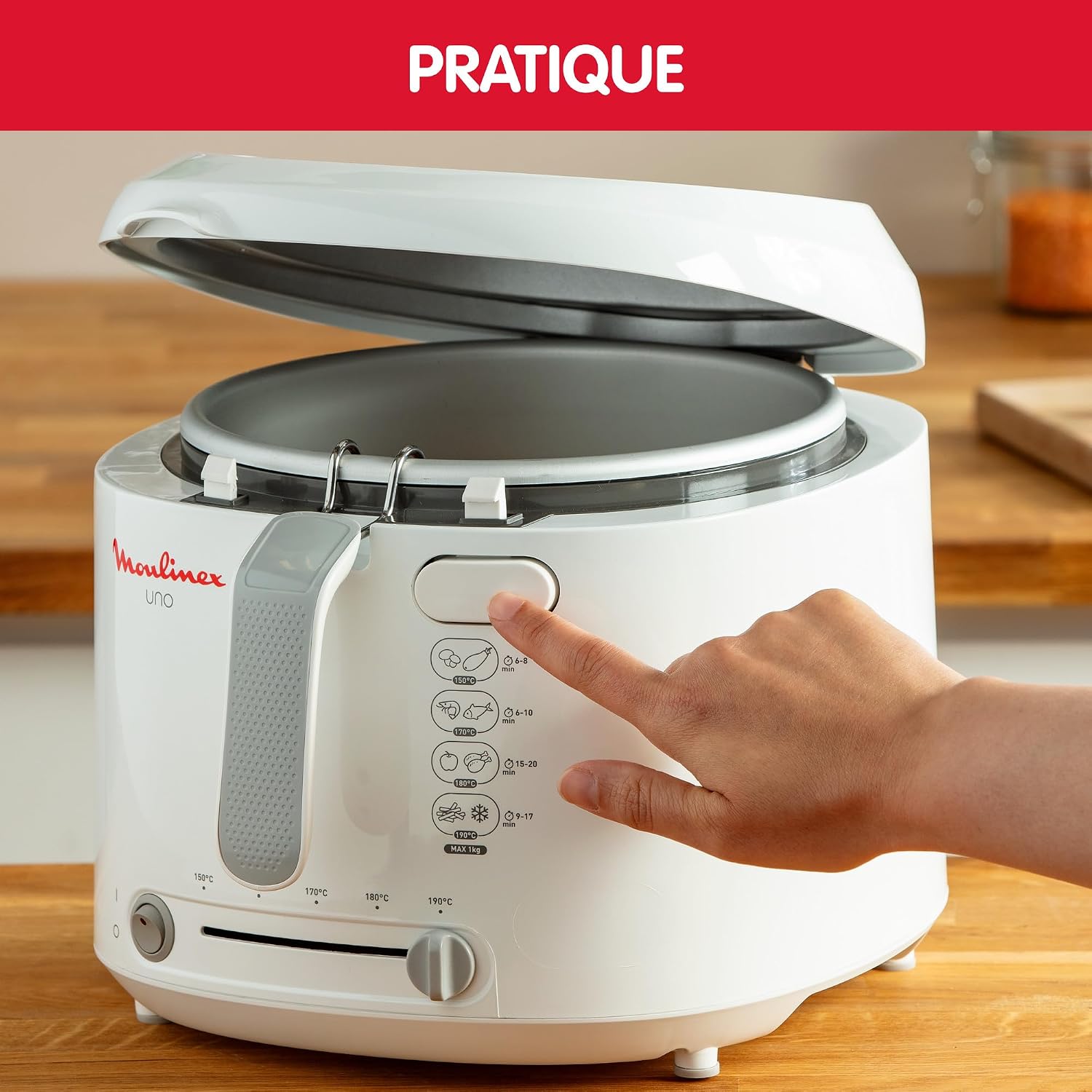 Thumbnail 5 de Moulinex AF203110 friteuse électrique 1 kg compacte 🍟
