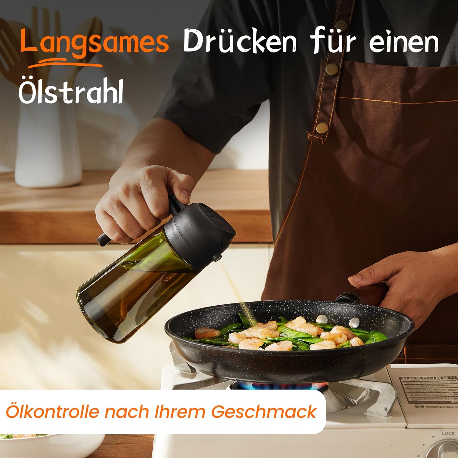 Detalle de TrendPlain Ölsprüher 470 ml für Küche