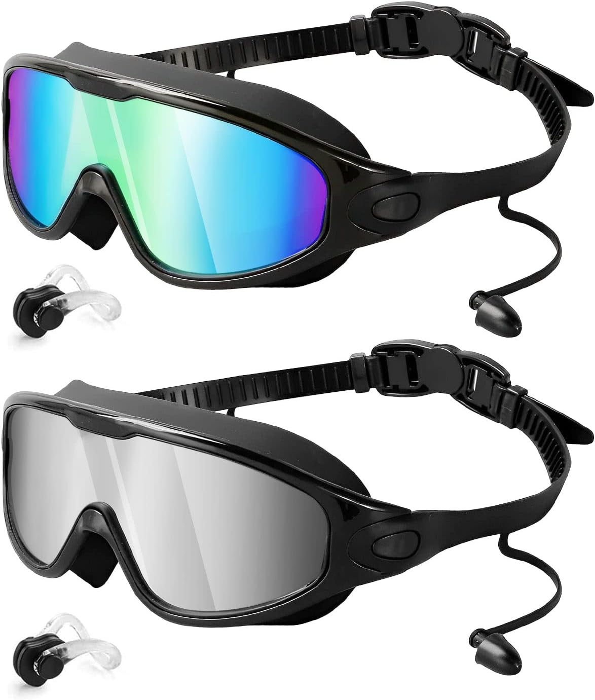 Detalle de Lorrtta Wide Vision Swimming Goggles 180° view