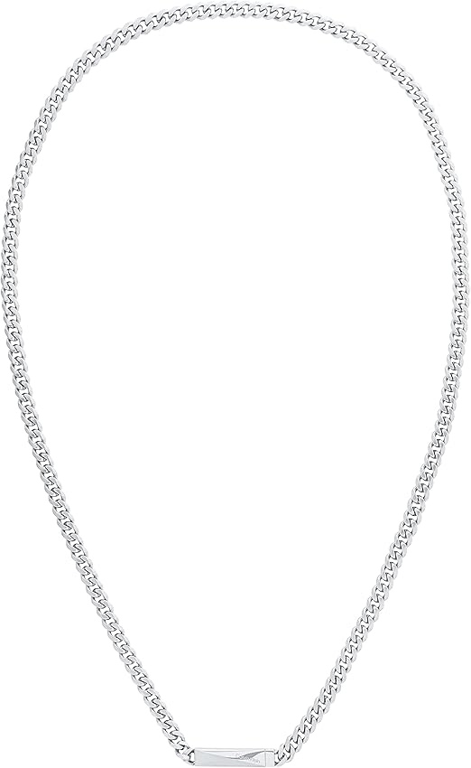 Detalle de Calvin Klein 35000055 Collar de cadena ICONIC ID en acero inoxidable 🧷