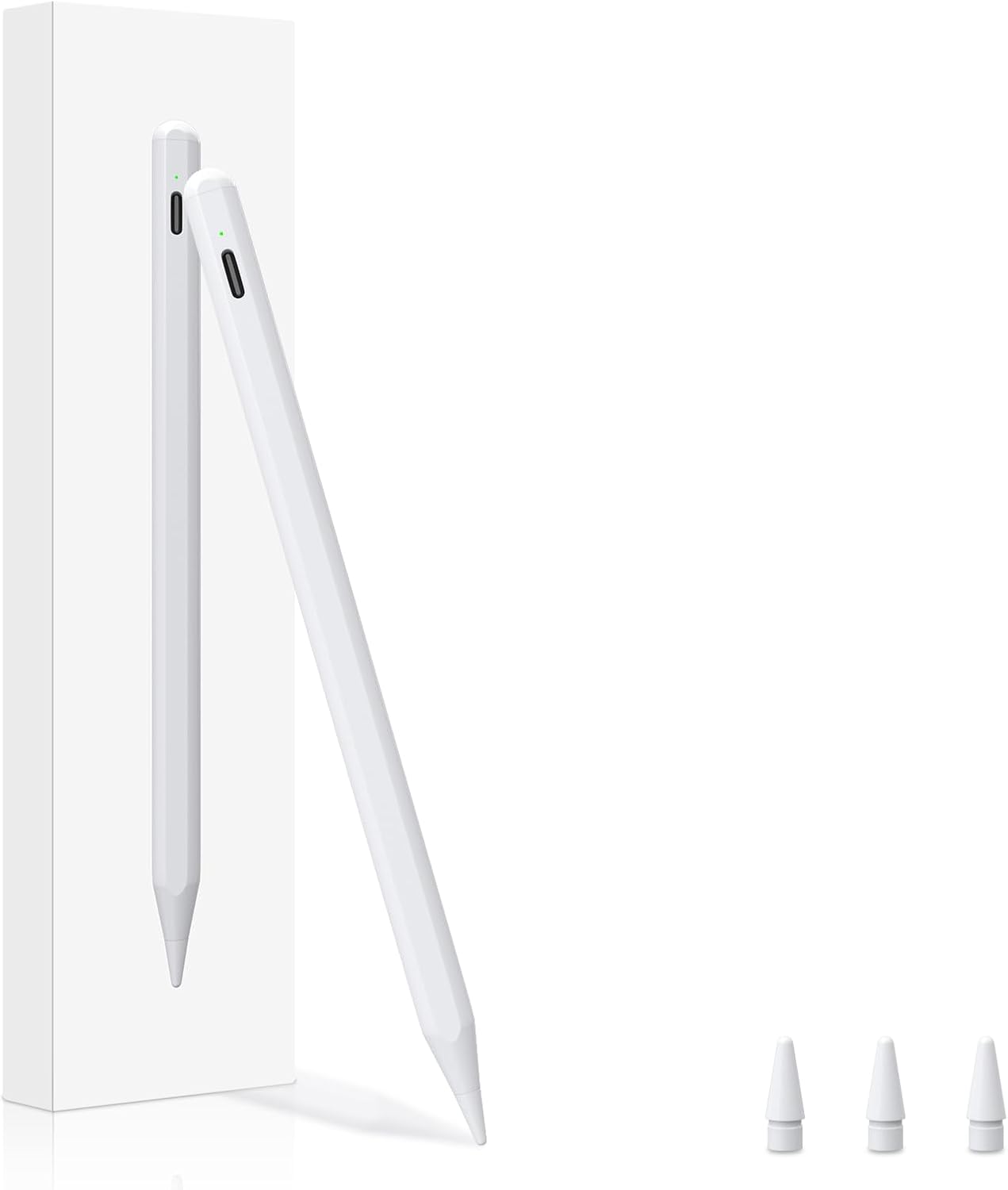 Stylet pour iPad 2018-2026 — Crayon Haute Précision avec Rejet de la Paume et Autonomie 15 h