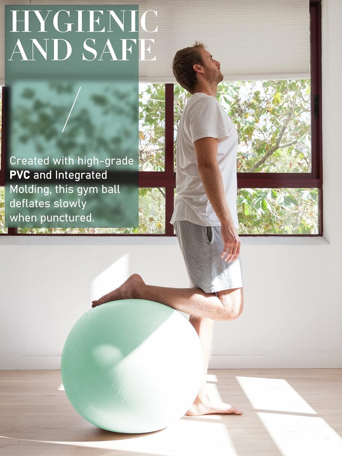 Thumbnail 3 de PhysKcal Gym Ball 55-85cm anti-burst stability