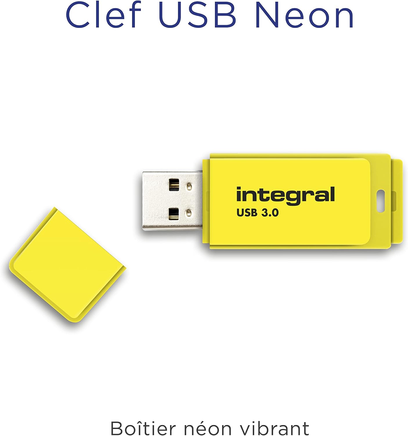 Thumbnail 2 de Integral 64 Go Neon Jaune USB 3.2