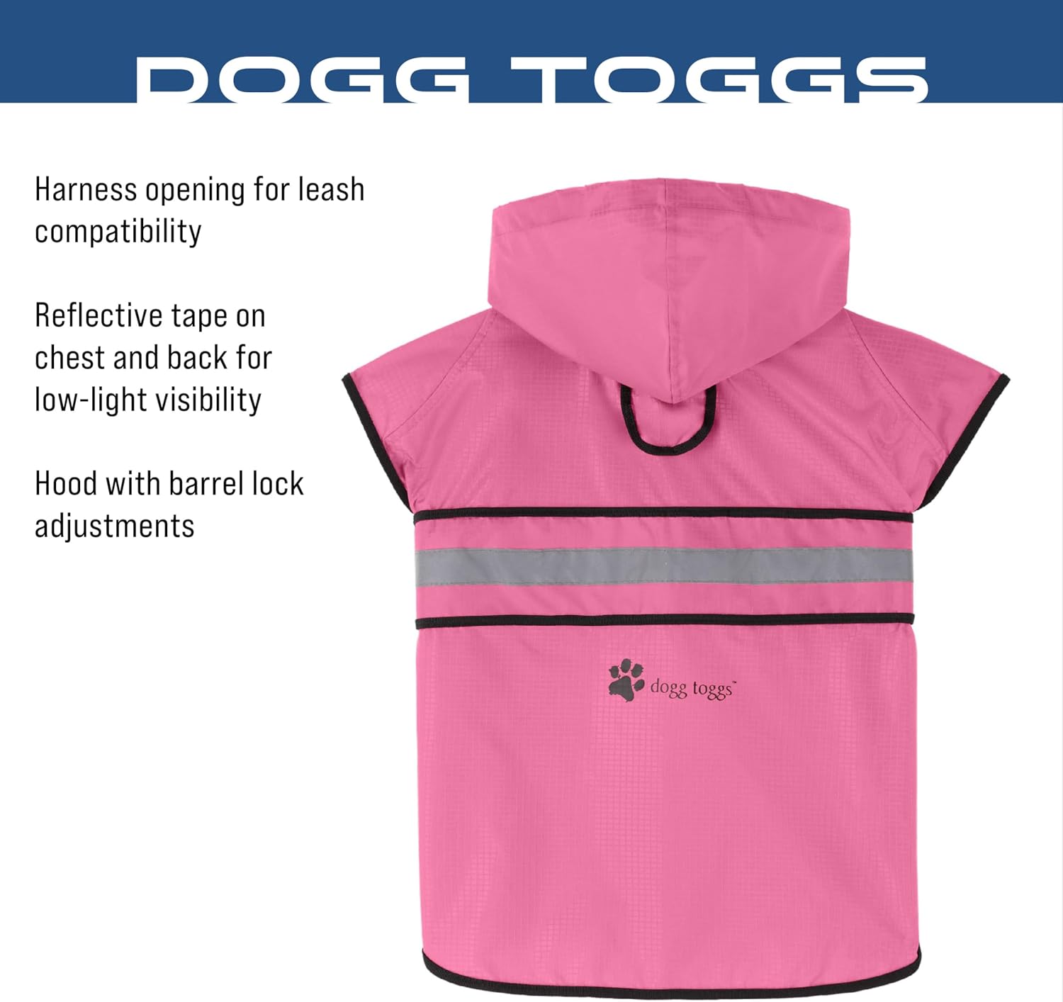 Detalle de FROGG TOGGS Dog Raincoat, Size XS