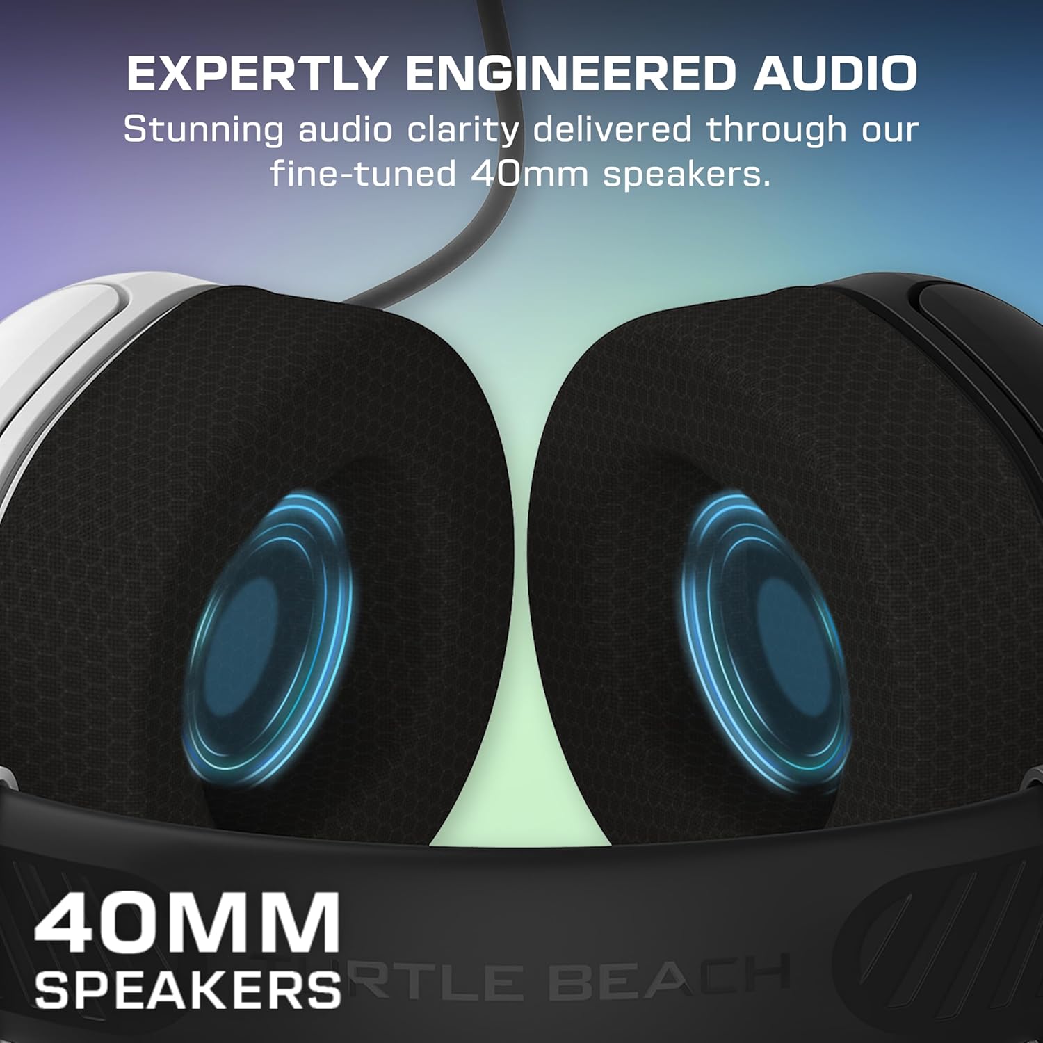 Thumbnail 5 de Turtle Beach Airlite Fit Wired Gaming-Headset (schwarz/weiß) – offiziell lizenziert für Nintendo Switch 2, Switch und OLED