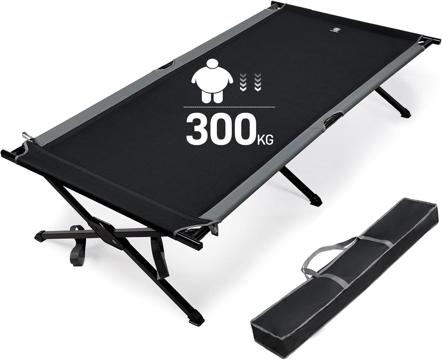 Detalle de Camping bed cot support 300 kg extra wide