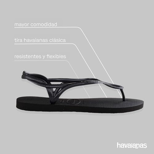Detalle de Havaianas Luna: sandalias para mujer con estilo, comodidad y ajuste seguro