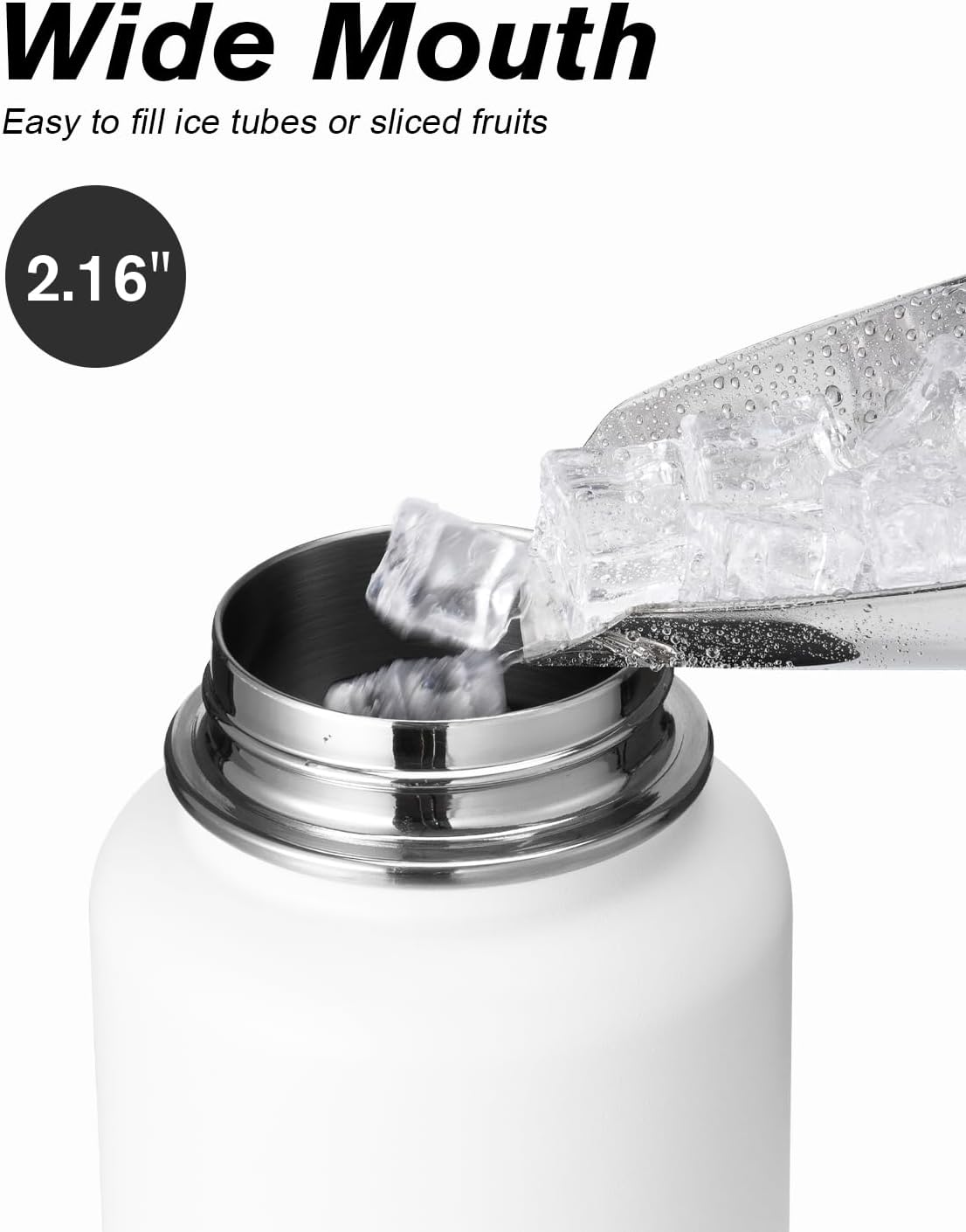 Thumbnail 3 de Coolflask 1.2L Insulated Water Bottle with Straw