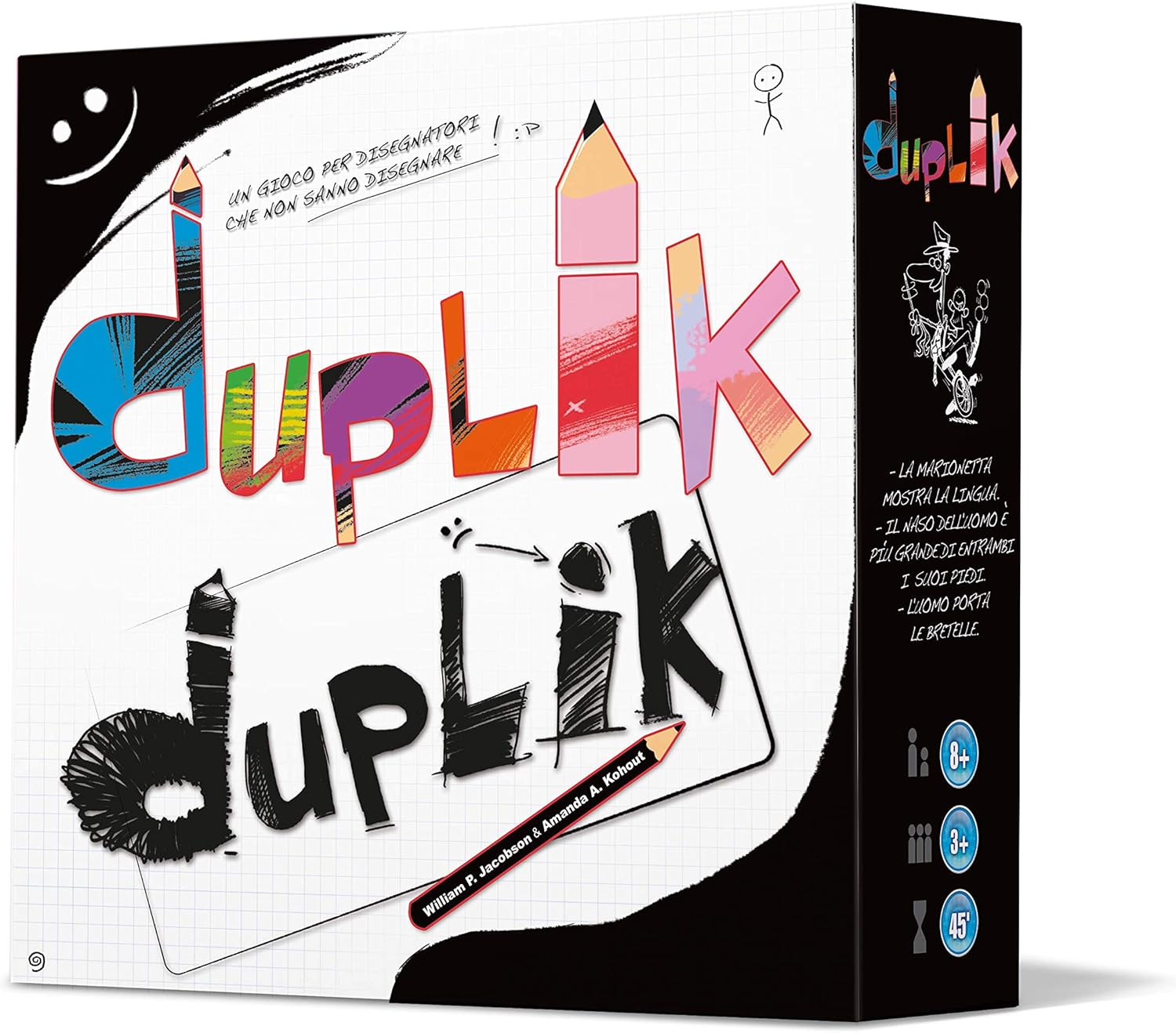 Detalle de Duplik Big Box di Asmodee: gioco di disegno per tutta la famiglia (3–10 giocatori, 45 min)