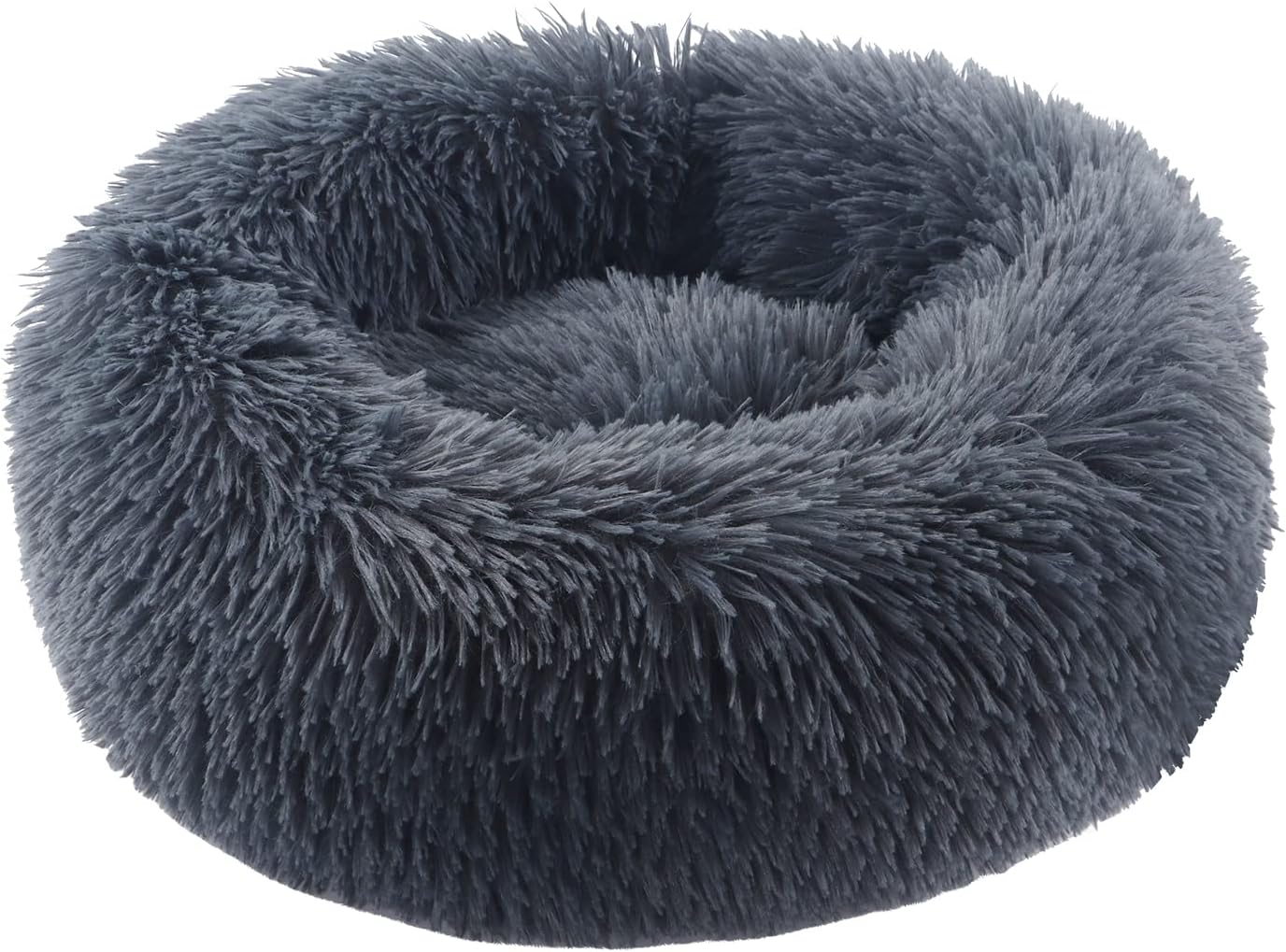 Detalle de BVAGSS Hundebett Rund 40 cm Dunkelgrau