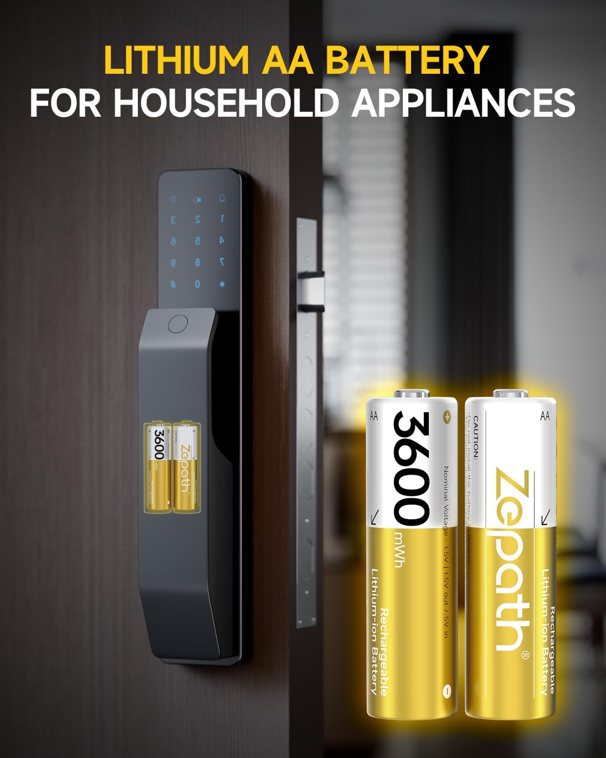 Thumbnail 6 de Zepath 4 x AA 3600mWh rechargeable batteries