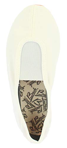 Detalle de Beck Mixte enfant Basic 025 – Chaussures de Gymnastique, Blanc, taille 30 EU