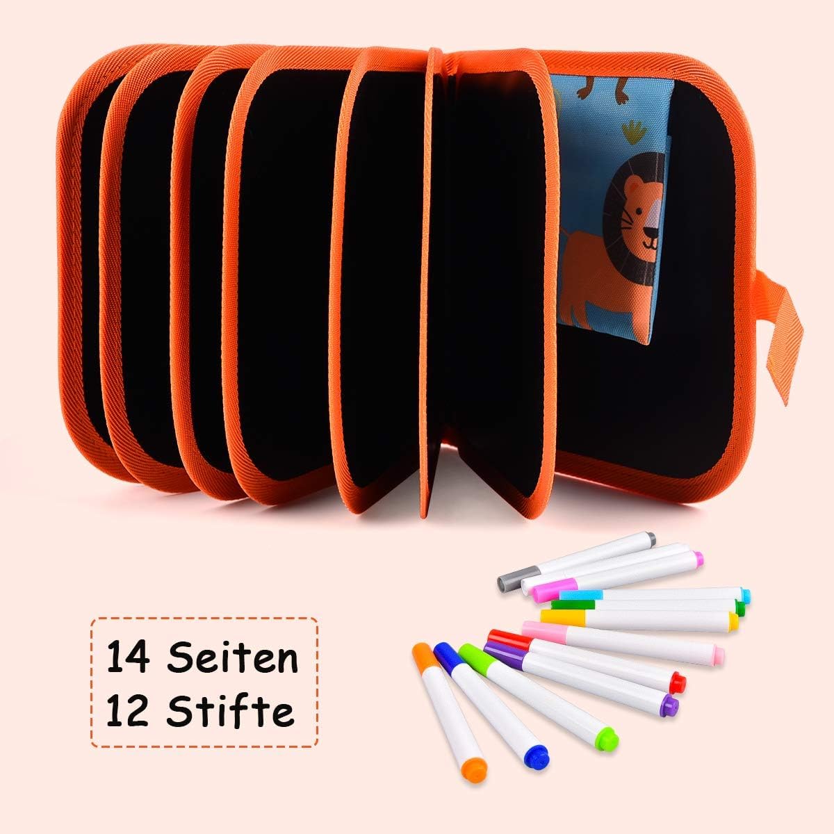 Detalle 2 de Funkprofi Graffiti Malbuch mit 12 Stiften