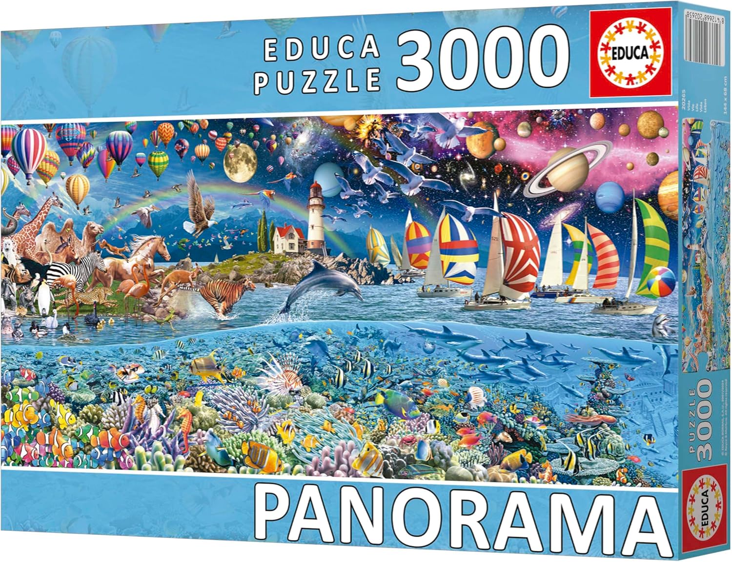 Thumbnail 2 de Puzzle panoramique Educa 3000 pièces pour adultes (144 x 68 cm) – format Vie Panorama