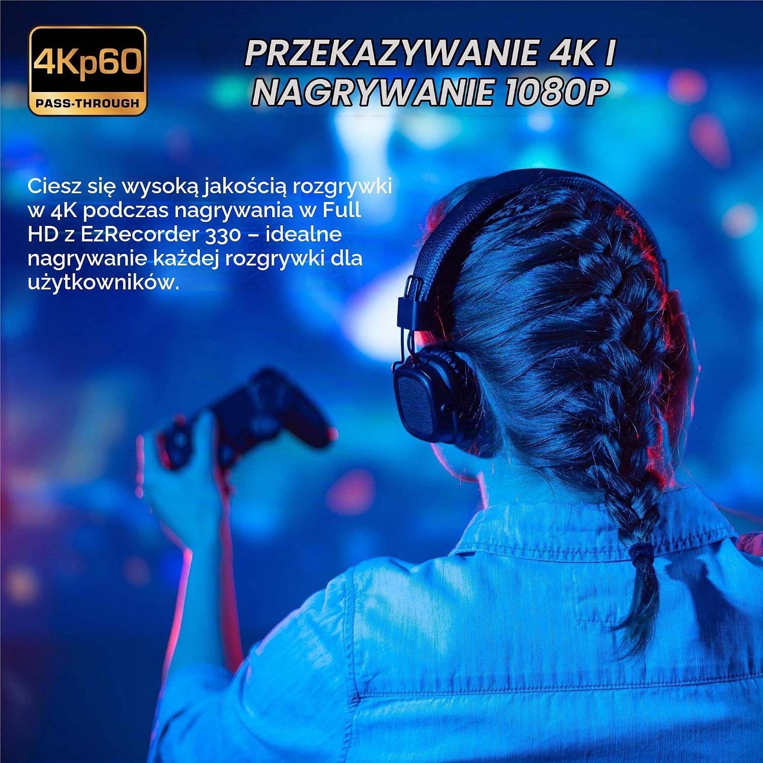 Thumbnail 2 de AVerMedia ER330 – nagrywarka HDMI 4K Pass-Through, zapis 1080p i H.265