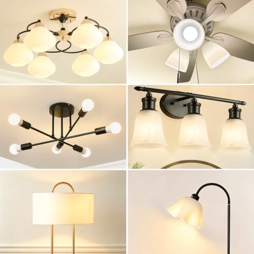 Thumbnail 4 de phopollo 6 Pack E27 LED Light Bulbs 2700K Warm White, 60W Equal, 9W, 800 Lumens