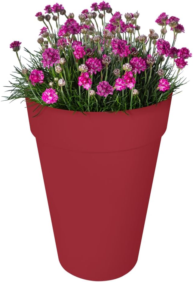 Thumbnail 6 de Elho Loft Urban Rond Haut 42 cm – Pot de fleur rouge Théâtre, extérieur