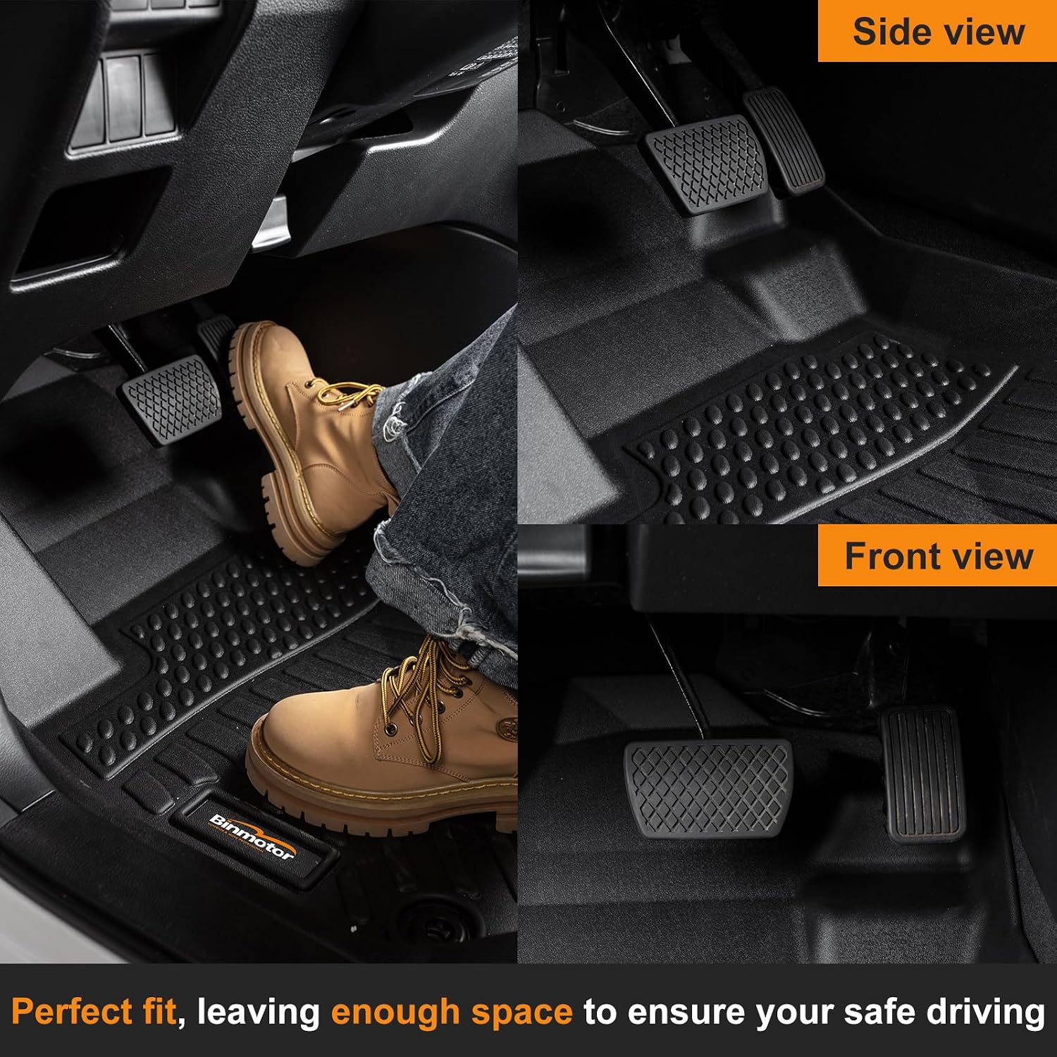 Thumbnail 2 de Binmotor Floor Mats for Jeep Grand Cherokee L 6‑Seater TPE