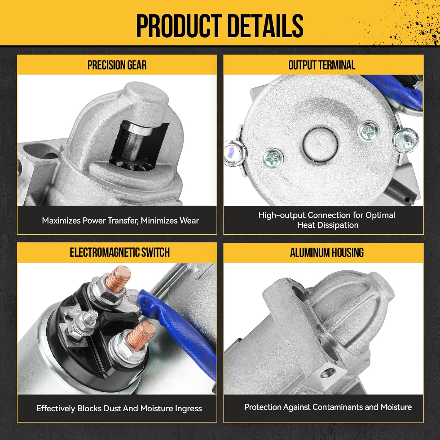 Detalle de KAC Starter Motor 17877N