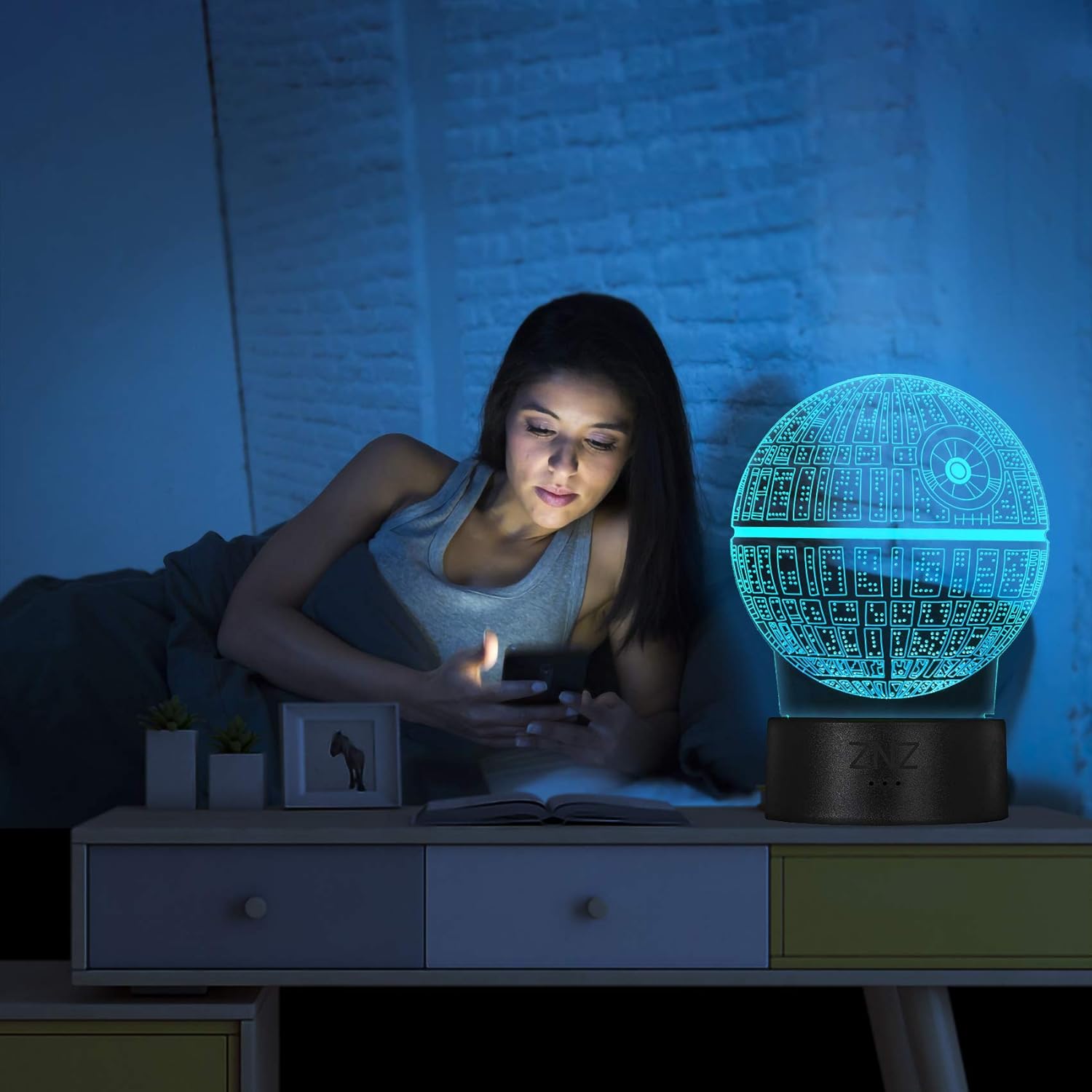 Thumbnail 4 de 3D Star Wars Lamp 16-colour LED mood light