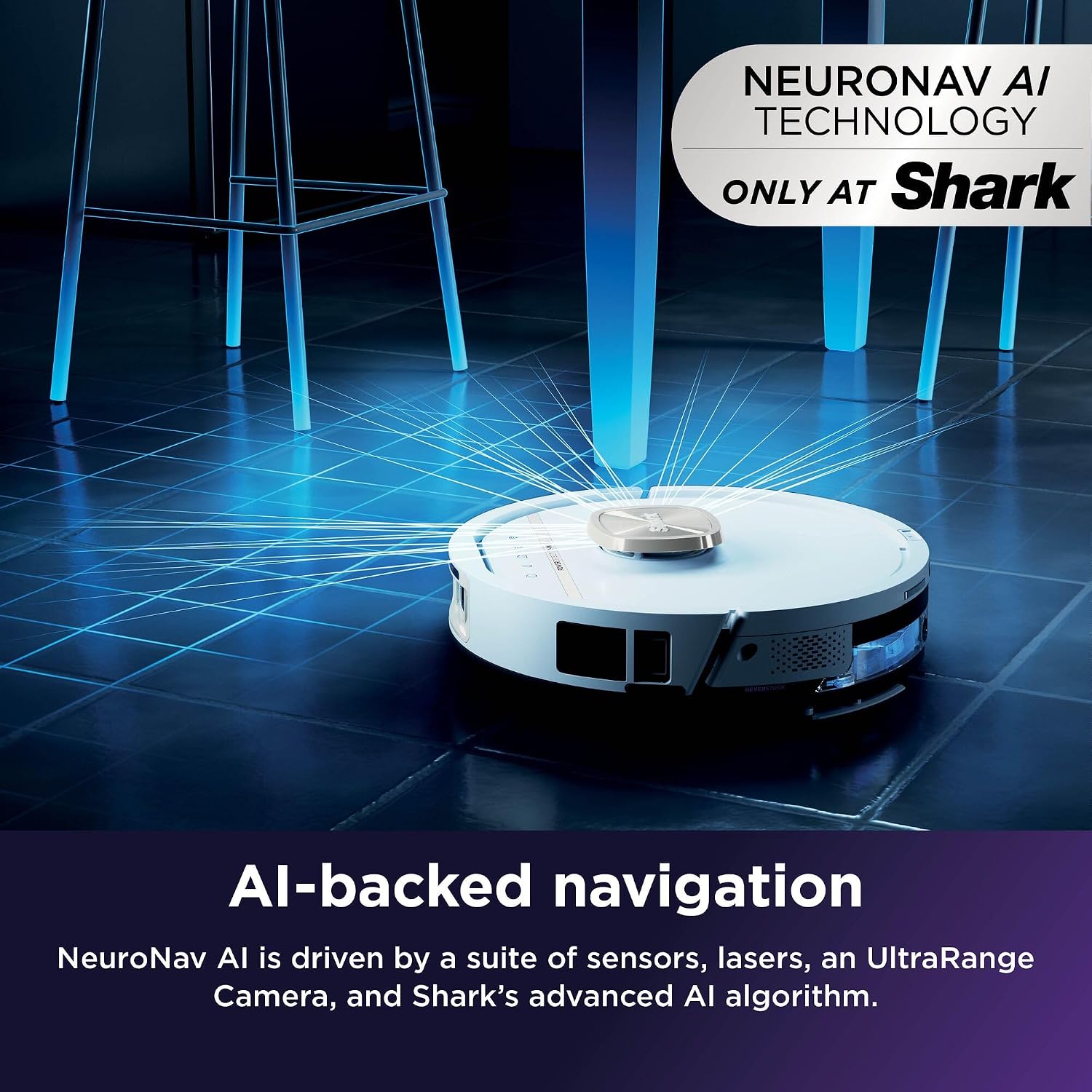 Thumbnail 6 de Shark PowerDetect UV Reveal Robot Mop and Vacuum AV3010XEUKWH