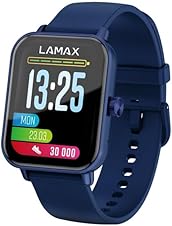 Detalle de Lamax BCool2 Play Blue : montre connectée polyvalente à affichage 1,83" et suivi santé